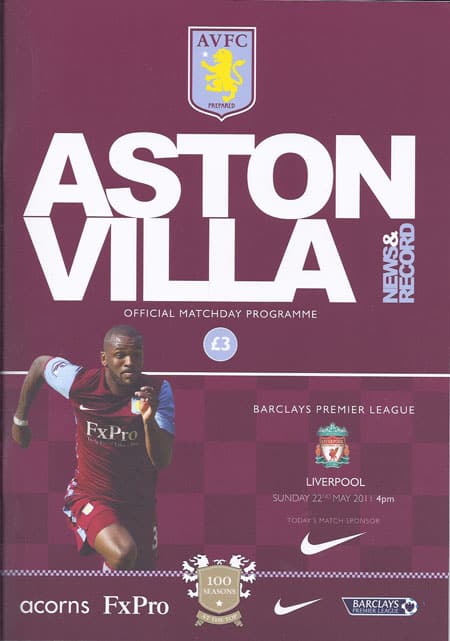 Aston Villa FC v Liverpool FC